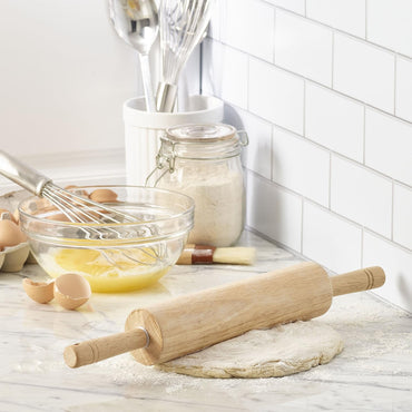 Natural Wood Rolling Pin 17.75 Inch