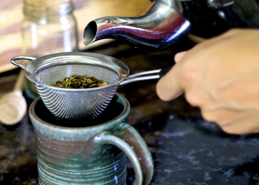 Mini Tea Strainer Stainless Steel with Non Slip Handle - 3 inch