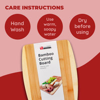 Bamboo Cutting Board Mini 6 Inches by 9 Inches (Pack of 1)