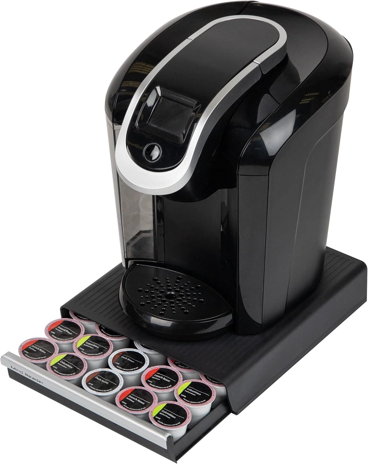 Mind Reader Single Serve Coffee Pod Drawer 30 Pod Capacity - Black